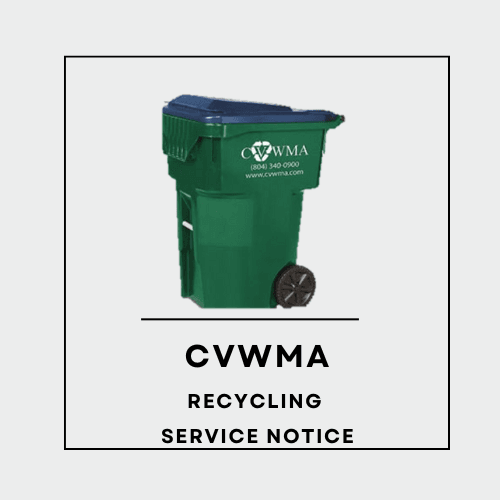 Recycling Delay Notice - cvwma