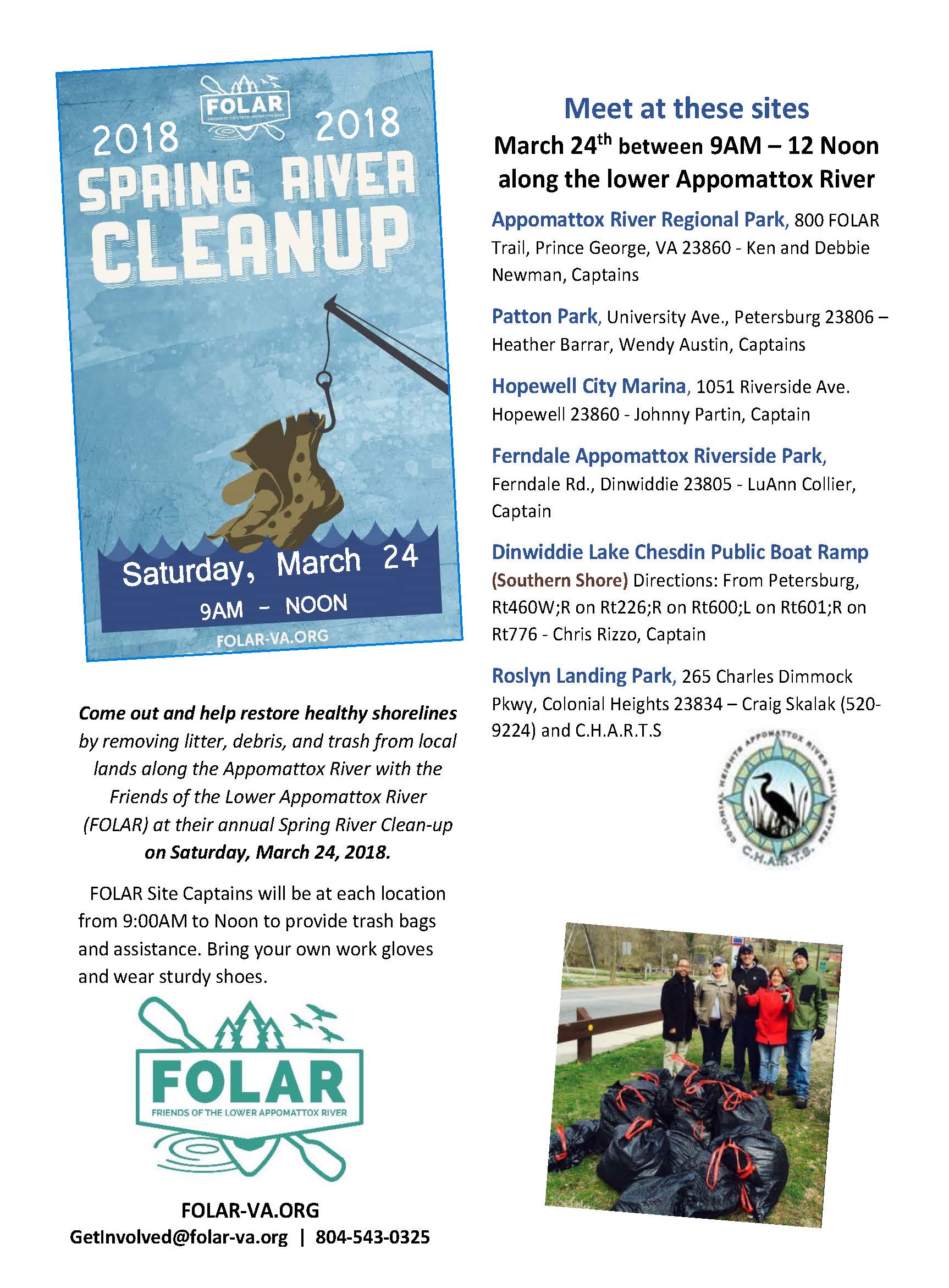 FOLAR 2018 Spring Cleanup