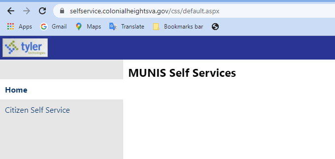 Munis Payment Sample Image