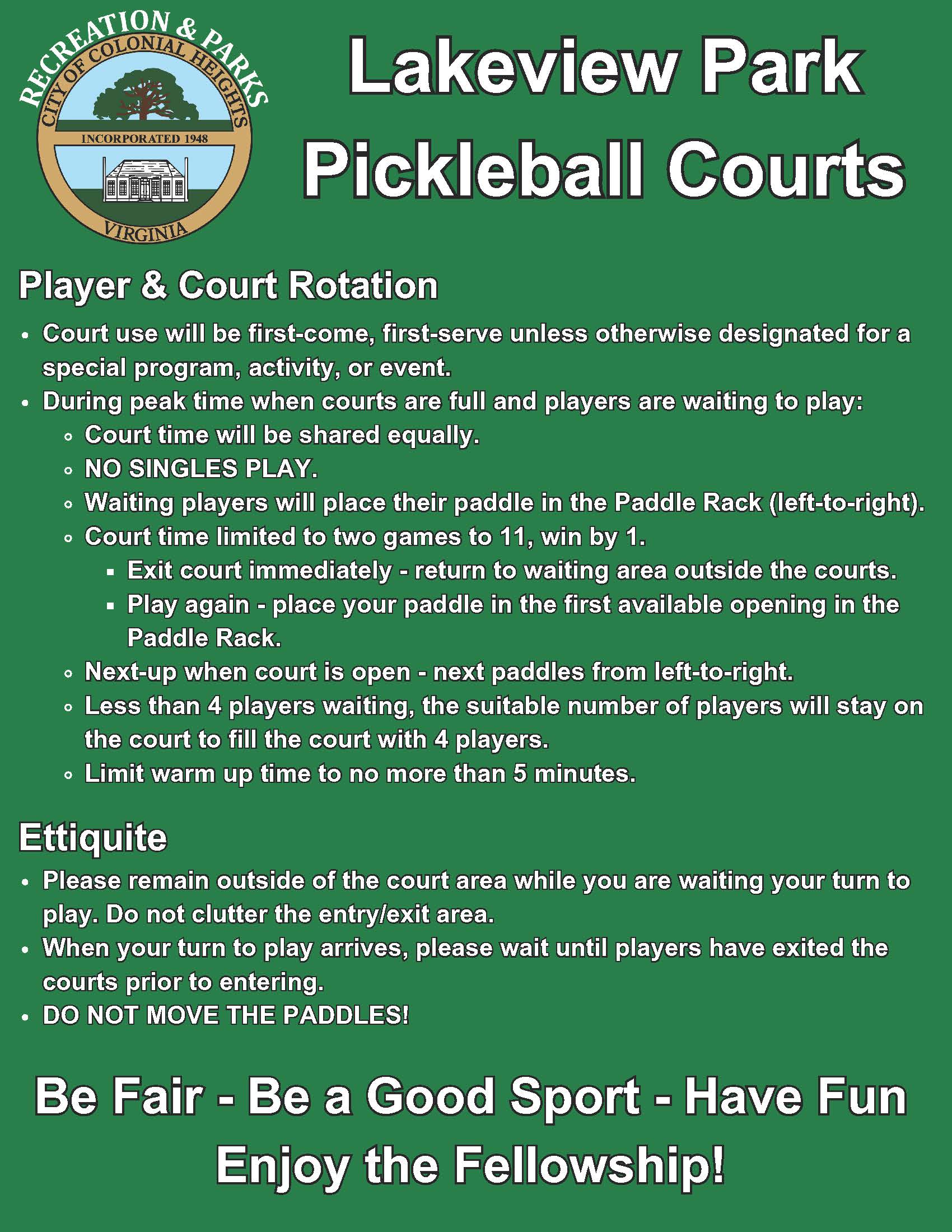 Colonial Heights Pickleball Court Rules_Page_1