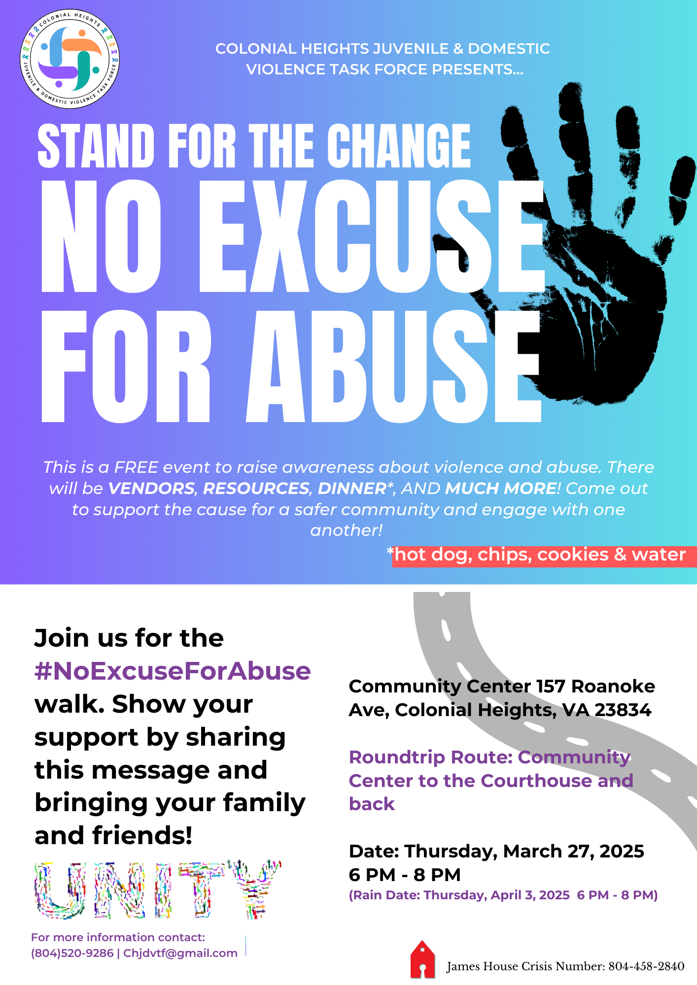 No Excuse for Abuse - Awareness Flyer