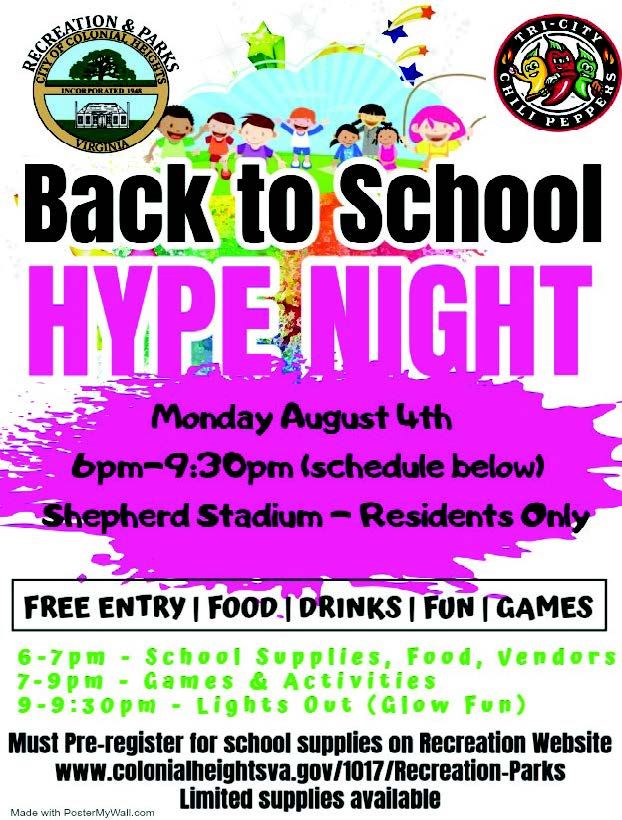 Back to School Hype Night 2025