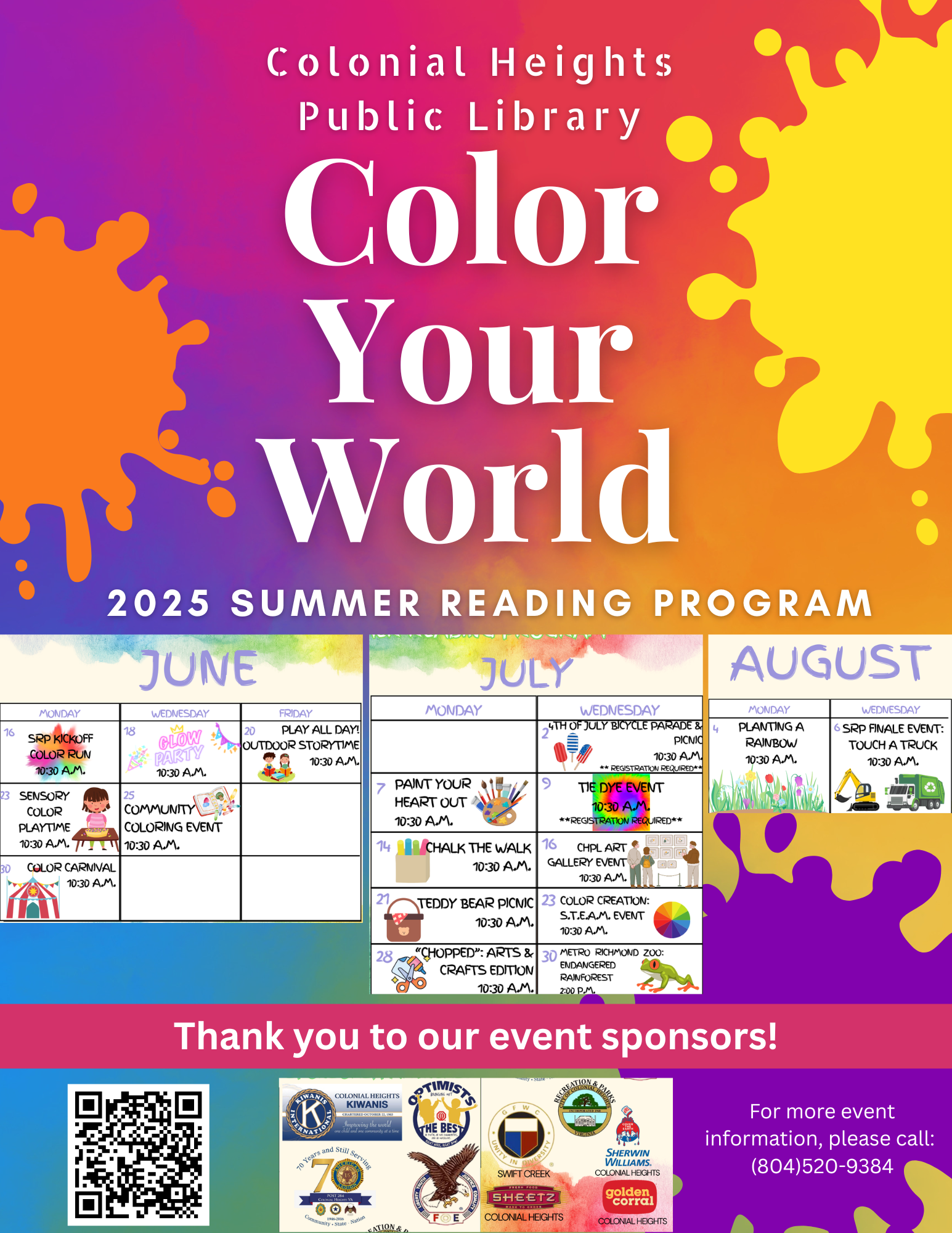 Color Your World Summer Reading Program