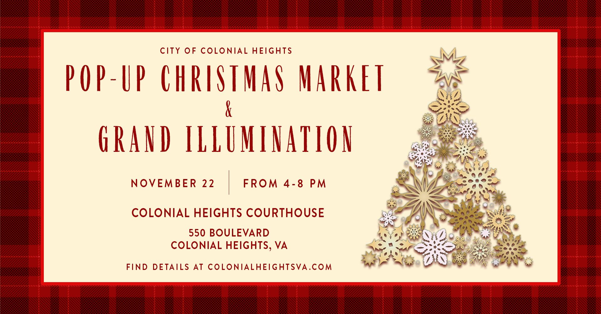 Pop Up Grand Illumination 2025 Facebook Event Cover